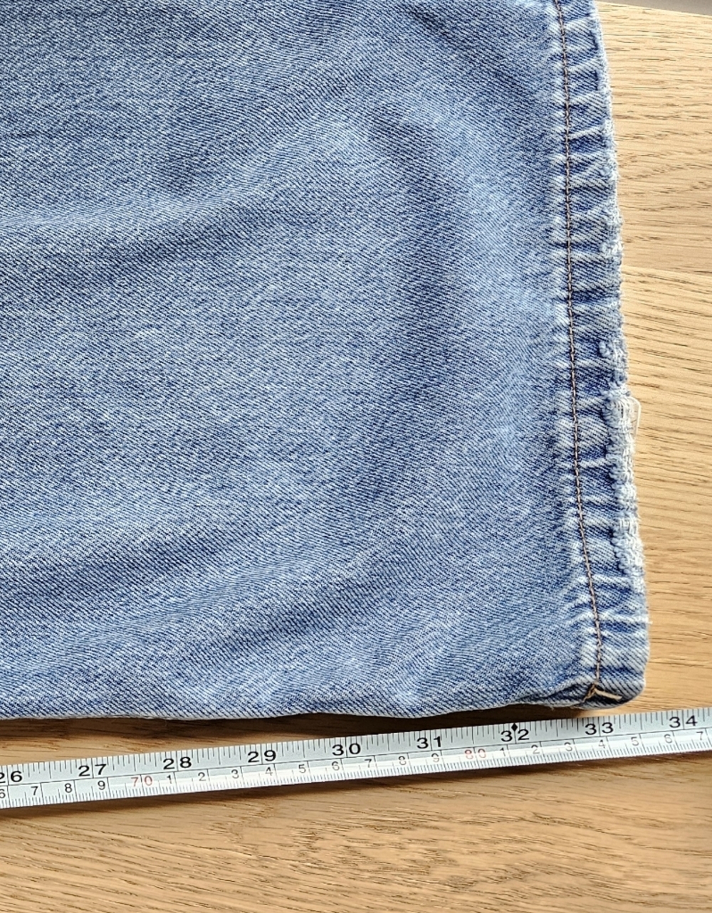 Good American Weightless Good Ease Jeans 27 Wide Leg Mid Rise Indigo961 NWT $174 - Picture 10 of 12